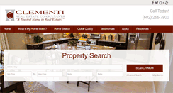 Desktop Screenshot of clementirealestate.com